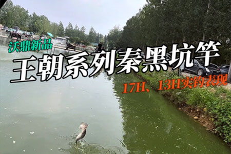 新品情报｜沃鼎王朝系列秦黑坑竿实战来袭，334斤成功上岸！